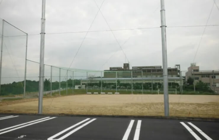 運動施設造成後の写真