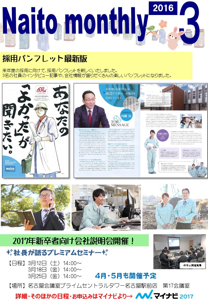 2016年3月報（Naito Monthly)