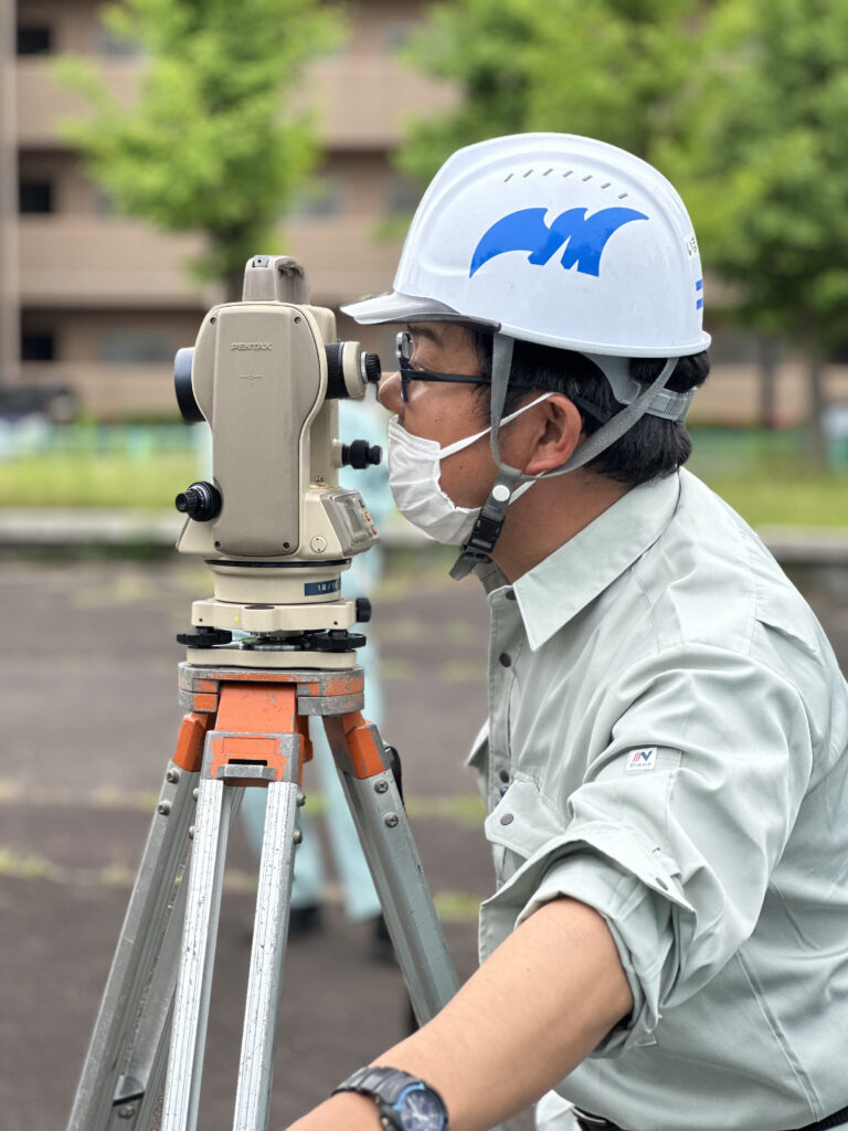 新入社員社内測量実習