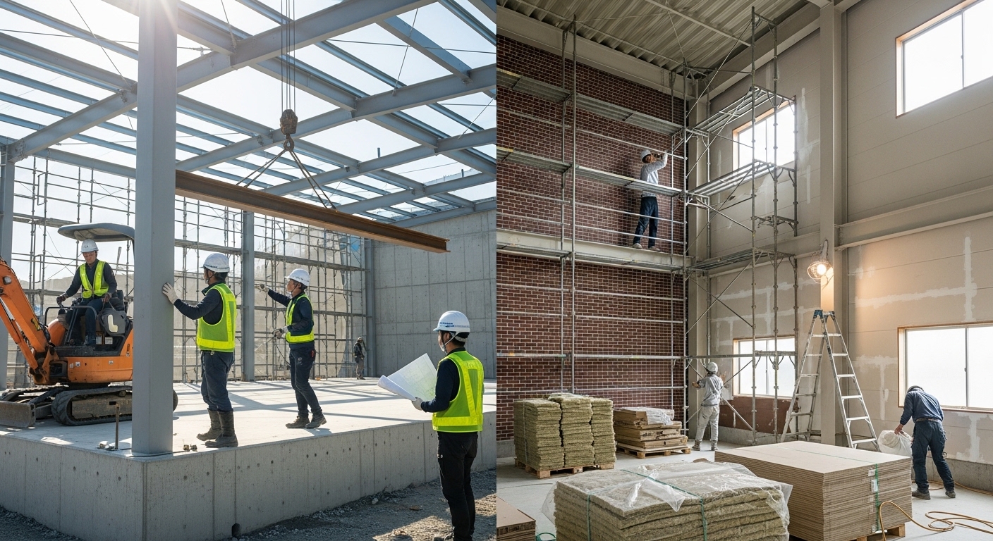 【再生建築リスクと倉庫建設の比較】倉庫新設か改修かを合理的に選ぶには