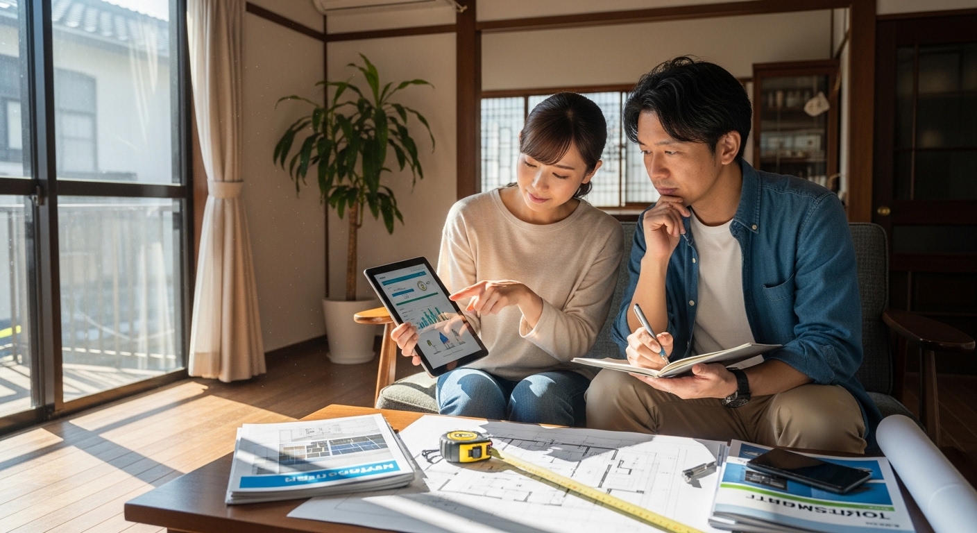 【再生建築リスク 省エネ改修 判断】光熱費削減効果と投資回収年数を数値で確認したうえで「何をどこまで改修するか」を決めることが最も重要