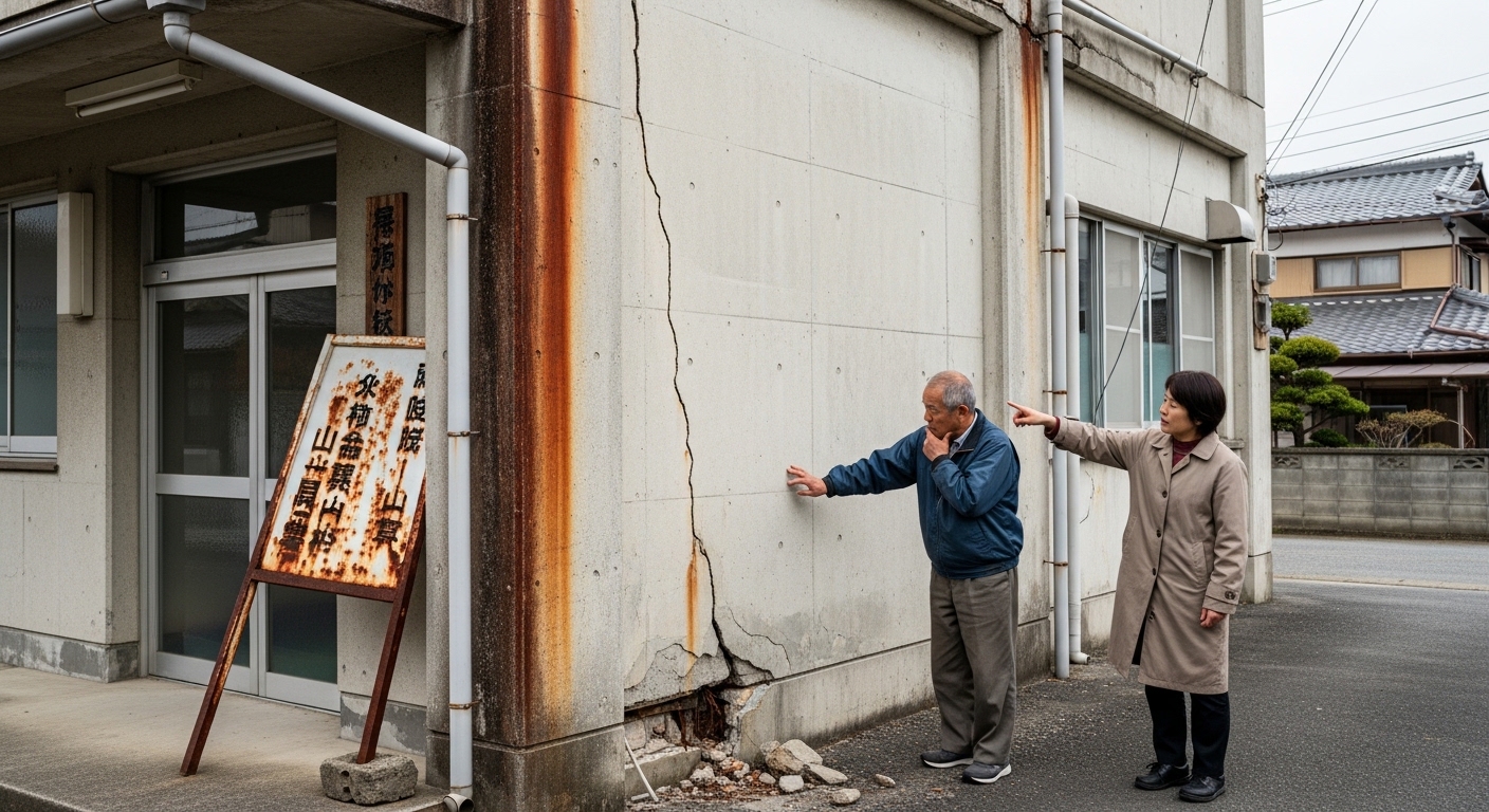【再生建築リスク 公共施設 老朽化 判断】「老朽化の診断基準」と「ライフサイクルコスト」を共通物差しにして改修・再編・建替え・廃止を比較することで行政担当として合理的に決められる