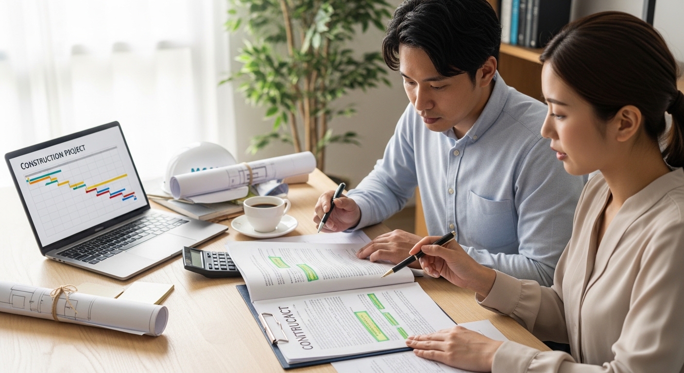 建設契約の注意点とは？契約前に確認すべき重要ポイント