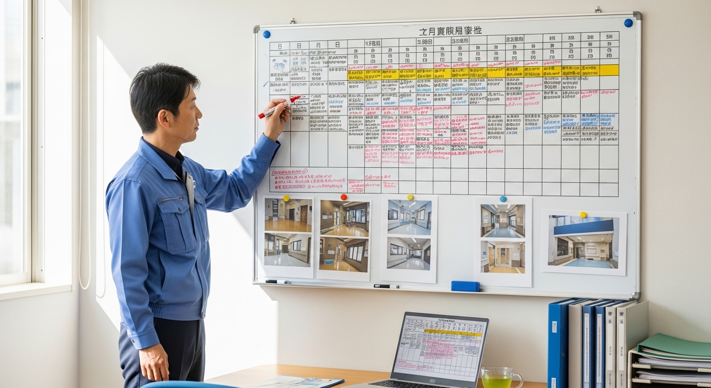 清掃スケジュールの立て方とは？効率的な管理方法